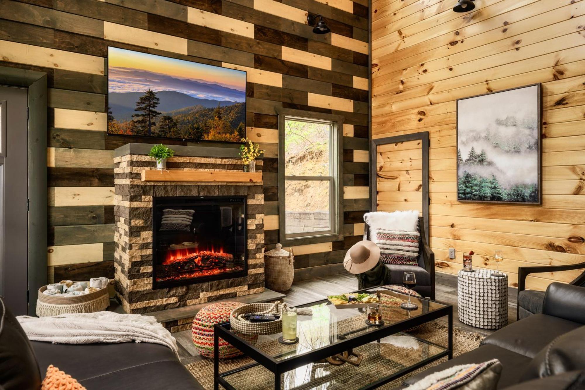 Mountainscape - Brand New Cabin W Views - Hottub - Firetable - Ps5 - Pooltable - 3 Pools Gatlinburg Exterior photo